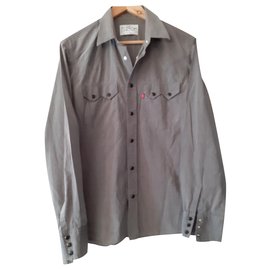 Camicia Levi's in cotone grigia Grigio