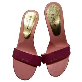 Sabot vintage Dolce & Gabbana Rosa Porpora