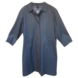 Burberry-Burberry woman raincoat vintage t 48-Navy blue