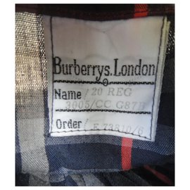 Burberry-Burberry Frau Regenmantel Vintage t 48-Marineblau