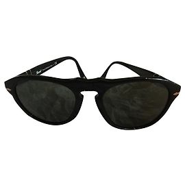 Autre Marque Óculos de sol Persol pretos de plástico Preto