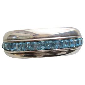 Givenchy Bracciale in cristallo. Argento Blu chiaro