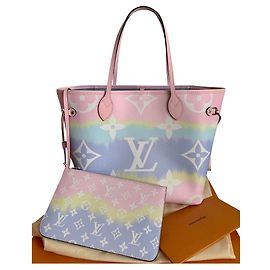 Louis Vuitton Neverfull MM Escale Pastel Rosa