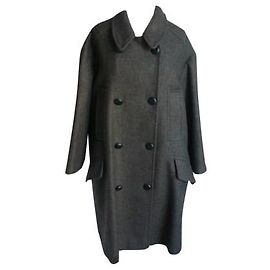 ISABEL MARANT ETOILE Wollerbsenmantel Neuer Zustand !!! T.34 Khaki