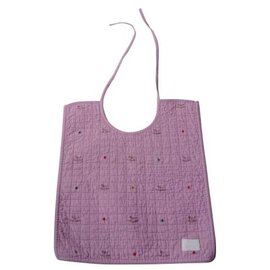 Hermès-HERMES Avalon Pink cotton bib very good condition-Pink