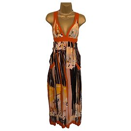 French Connection Vestidos Multicor Laranja Amarelo