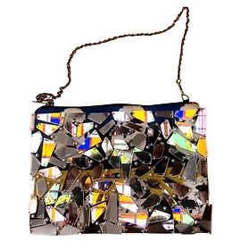 Essentiel Antwerp Pop Art Clutch Black Blue Yellow Black Blue Yellow