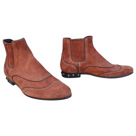 Lanvin-Ankle Boots-Brown
