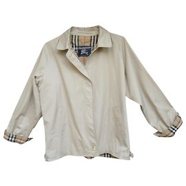 Burberry jacket size 40 Beige