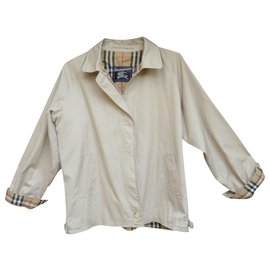 Burberry-Burberry jacket size 40-Beige
