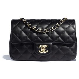 Chanel-CHANEL MINI BAG RECTANGULAR-Black