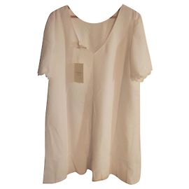 Vestido SéZane Fanny Blanco de Algodón Blanco