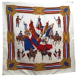 Longchamp Sciarpe di seta Bianco