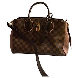 Bolsa Louis Vuitton de couro marrom Marrom