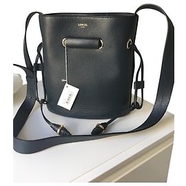 Otto di Lancel, Borsa a secchiello S Blu navy