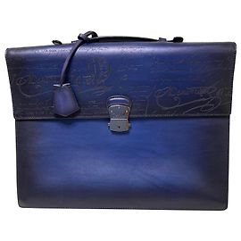Berluti Sacs Porte-documents Bleu