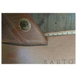 Sartore-Sandálias Sartore p 37,5 Nova Condição-Castanho claro