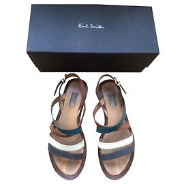 Paul Smith leather sandals multicolored straps size 38 Multiple colors