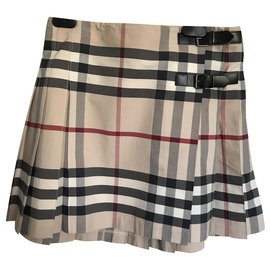 Burberry-Skirts-Beige