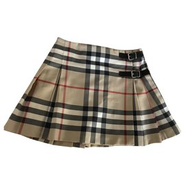 Burberry-Skirts-Beige