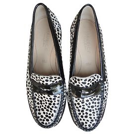 mocassins Maurice Manufacture p 37 état neuf Imprimé léopard