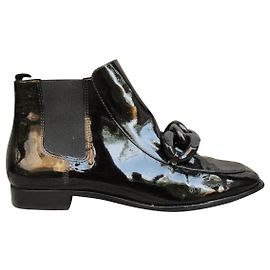 bottines vernies Tory Burch p 39 Noir