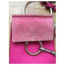 Chloé-Chloé Faye shoulder bag-Fuschia