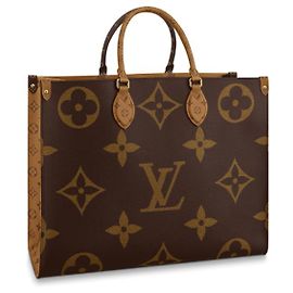 Louis Vuitton Onthego GM Monogram Giant Canvas Marrom Marrom