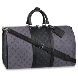 Louis Vuitton-LV keepall eclipse reverse nouveau-Gris