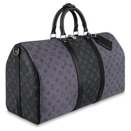 Louis Vuitton-LV keepall eclipse reverse new-Grey