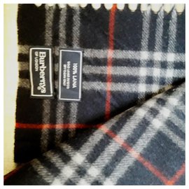 Burberry-Scarves-Navy blue