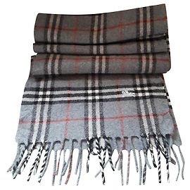 Burberry Sciarpe da uomo Grigio