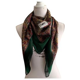 Yves Saint Laurent Multicolored vintage silk stole Multiple colors