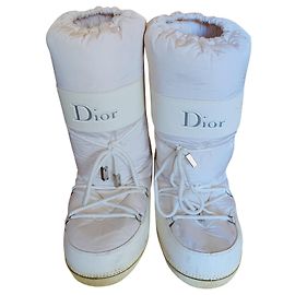 Christian Dior Stiefel Weiß