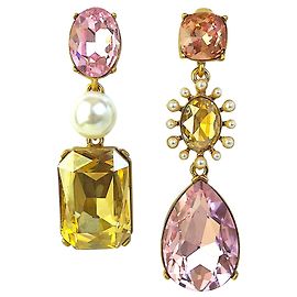 Oscar de la Renta Orecchini Rosa D'oro