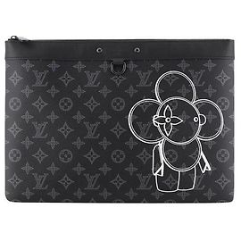 Louis Vuitton Clutch-Taschen Anthrazitgrau