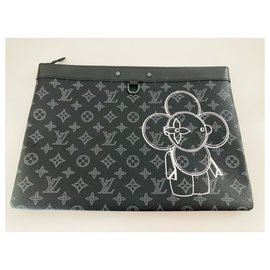 Louis Vuitton-Sacos de embreagem-Cinza antracite