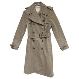 Burberry-trench burberry london t 36-Cachi