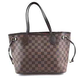 Louis Vuitton-Louis Vuitton Neverfull PM Damier Ébène Toile-Marron