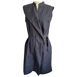 Vestido Joseph Somerset Negro de Algodón Negro