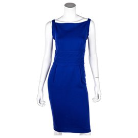 Diane Von Furstenberg-Vestido DvF roayl blue Kimmie-Azul