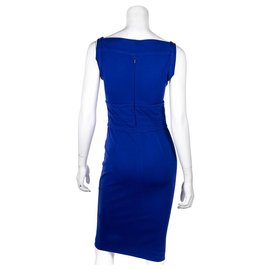 Diane Von Furstenberg-Vestido DvF roayl blue Kimmie-Azul