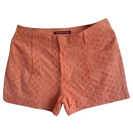 Comptoir Des Cotonniers Pantalones cortos de encaje de algodón naranja Naranja