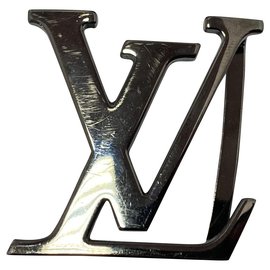 Louis Vuitton-cinturón inicial-Negro