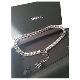 Chanel-Cinturón elegante-Plata