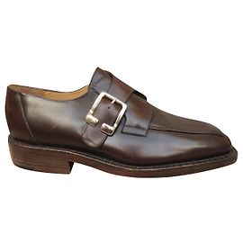 Autre Marque Nova condição dos sapatos com fivela Charles de batz Castanho escuro