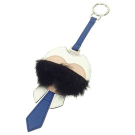 Fendi-Fendi Blue Karlito Mirror Charm-Blue,Multiple colors