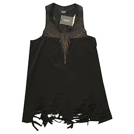Autre Marque Top Marcelo Burlon Preto de Poliéster Preto