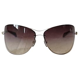 Alexander McQueen Oversized Sunglasses Brown Gradient Multiple colors
