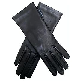 BALENCIAGA SCHWARZE LEDERHANDSCHUHE Schwarz